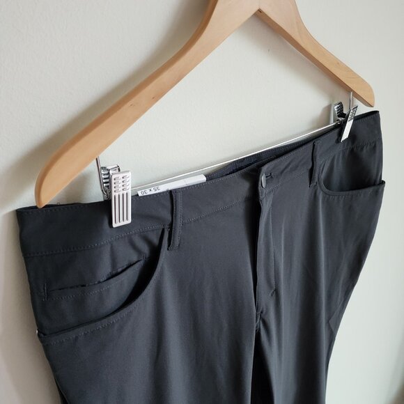 35x30 Gray Traveler Pants Slim Fit Casual Pant Mens Jos A Bank New 5 Pocket Nwt - Picture 8 of 17